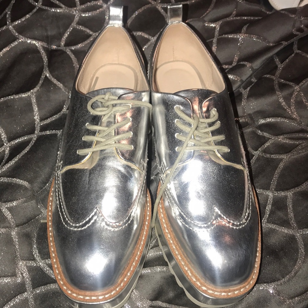 BRAND NEW Zara platform Oxfords